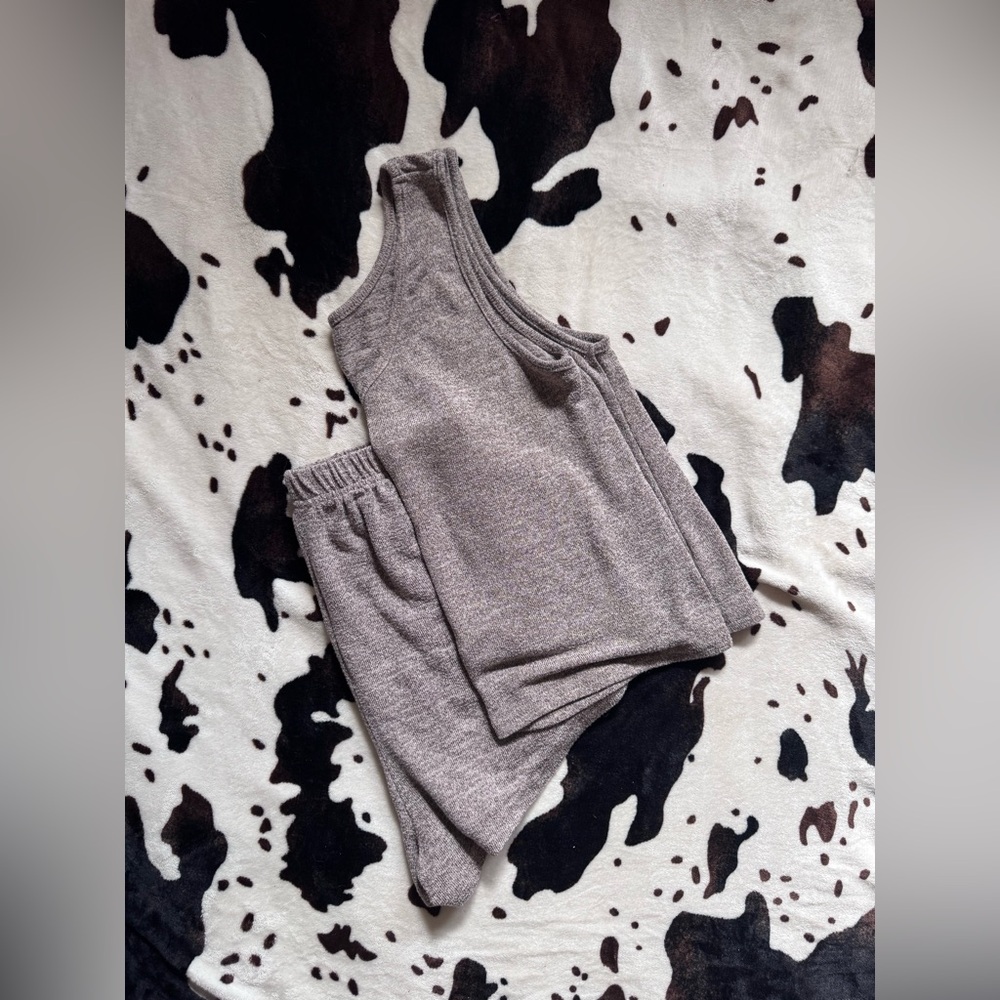 Women's Cozy Pajama Set in Taupe